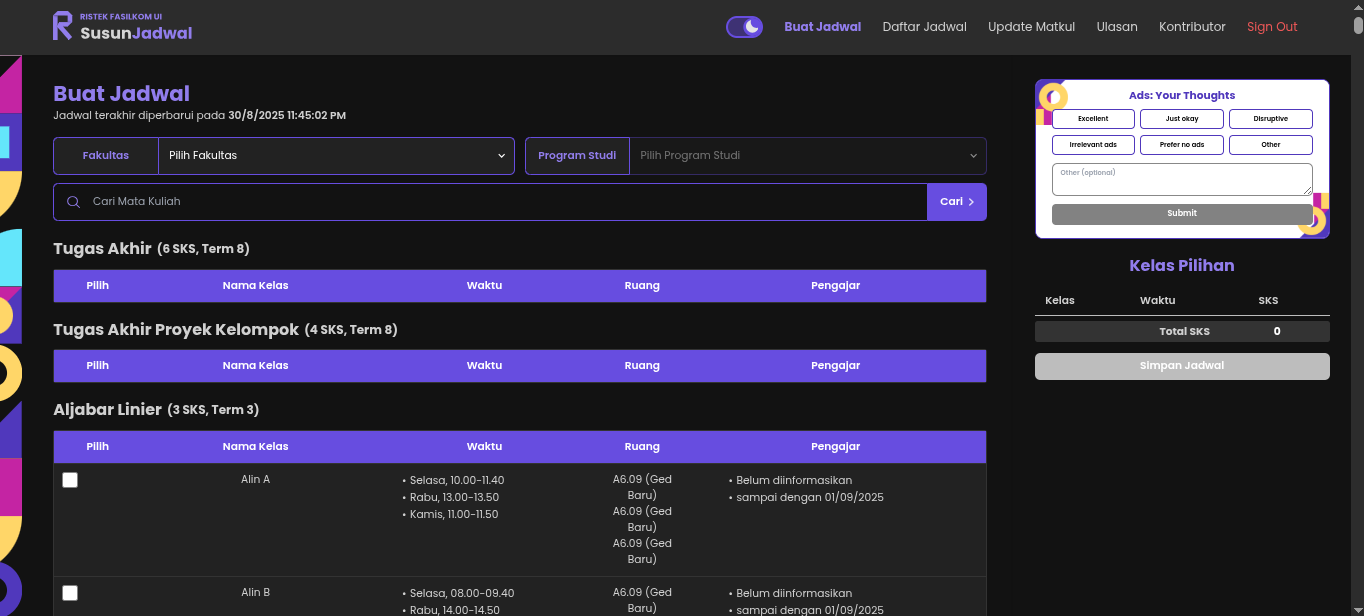 SusunJadwal
