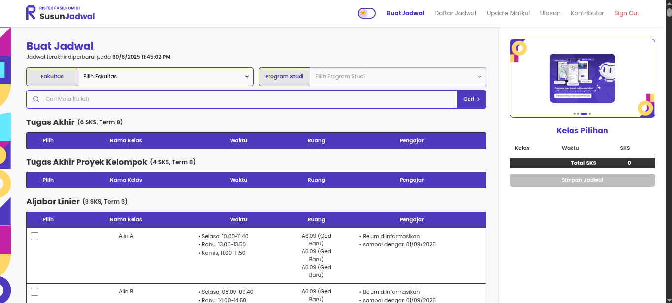 SusunJadwal